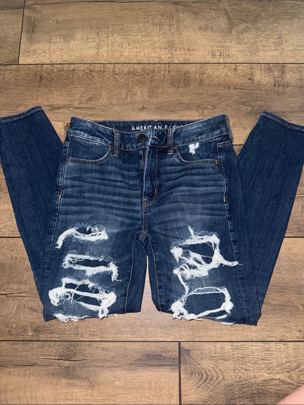 American Eagle Dark Blue Skinny Jeans